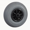 Pneumatic Wheel 2.50-4 - 220 mm (plastic, sliding) Cheng Shin Gray